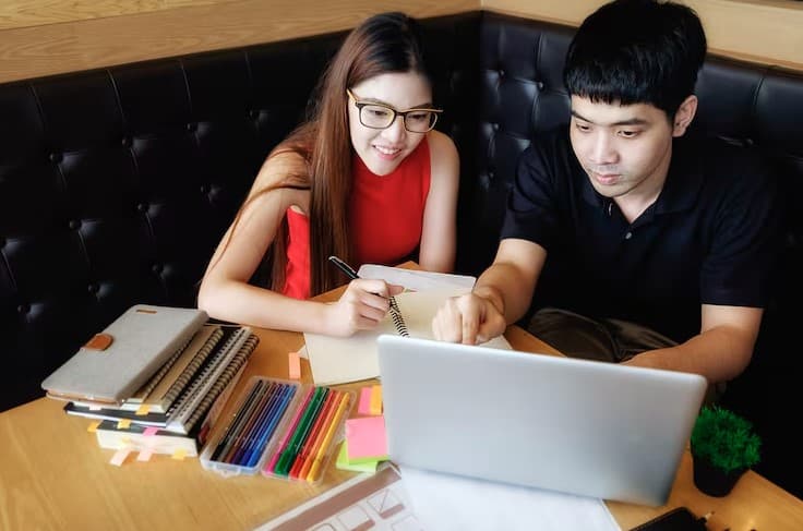 International development team collaborating